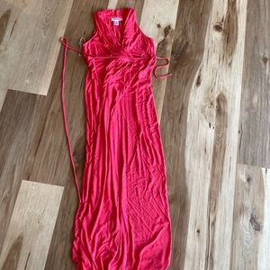 Maternity maxi dress